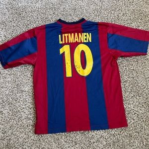 Vintage Nike Barcelona soccer jersey